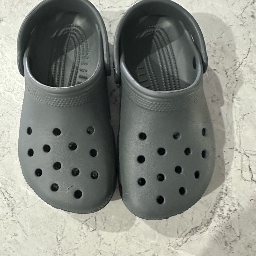 Kids Gray Crocs